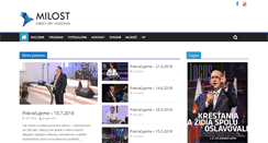 Desktop Screenshot of milost.net