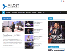 Tablet Screenshot of milost.net